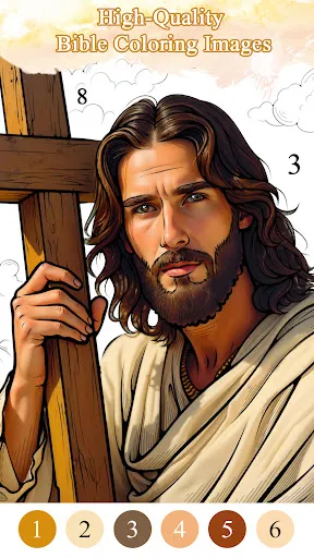 Bible Color Paint By Number screenshot