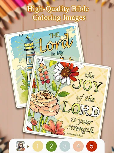 Bible Color Paint By Number screenshot