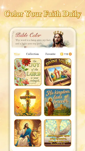 Bible Color Paint By Number screenshot