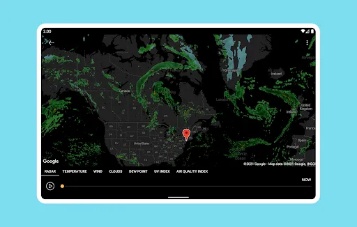 Today Weather:Data by NOAA/NWS screenshot