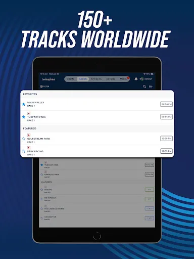 TwinSpires Horse Race Betting screenshot
