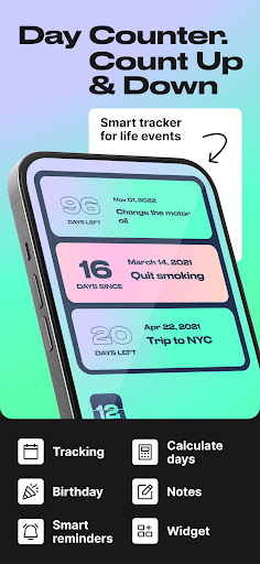 Day Counter. Count Up & Down screenshot