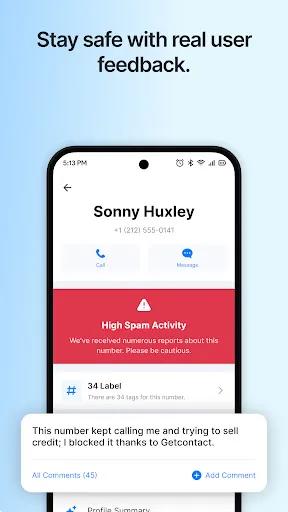 Getcontact screenshot