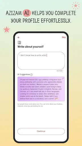 Azizam - Persian Dating App screenshot