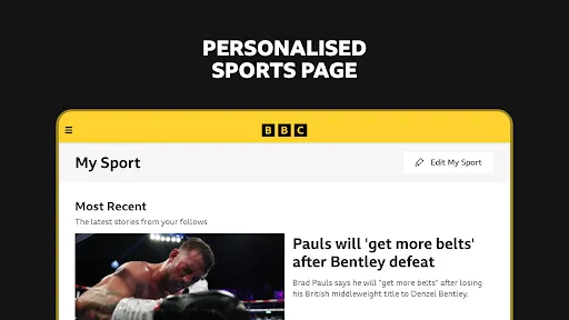 BBC Sport - News & Live Scores screenshot