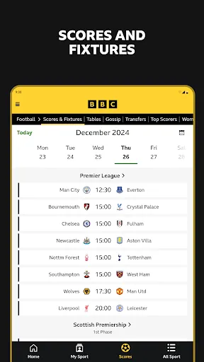 BBC Sport - News & Live Scores screenshot