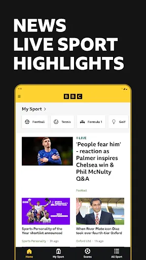 BBC Sport - News & Live Scores screenshot