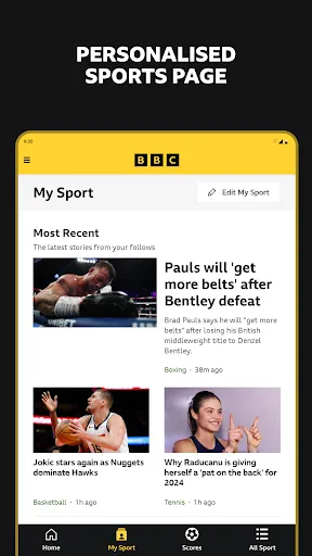 BBC Sport - News & Live Scores screenshot