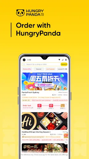 HungryPanda: Food Delivery screenshot