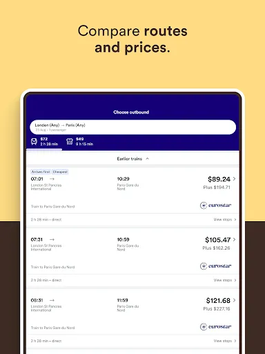 Trainline: Train travel Europe screenshot