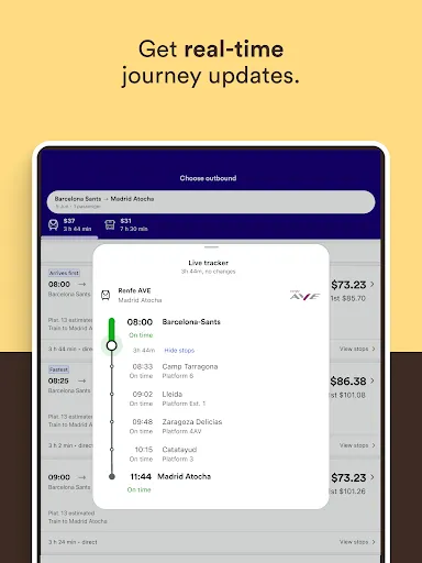 Trainline: Train travel Europe screenshot