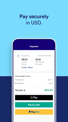 Trainline: Train travel Europe screenshot