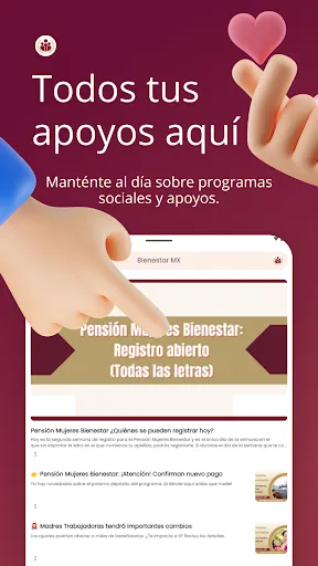 Bienestar MX | Apoyos Info screenshot