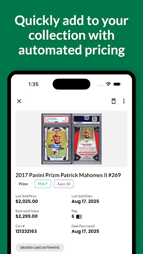 Card Ladder screenshot