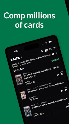 Card Ladder screenshot