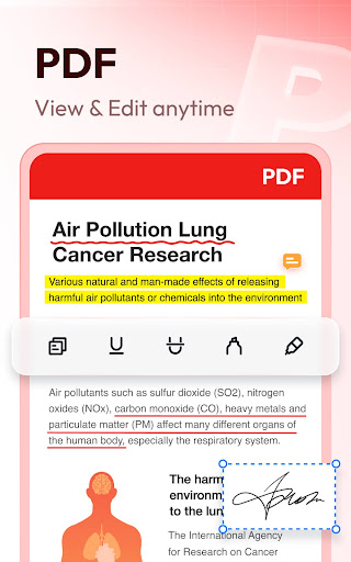Document Reader & PDF Editor screenshot