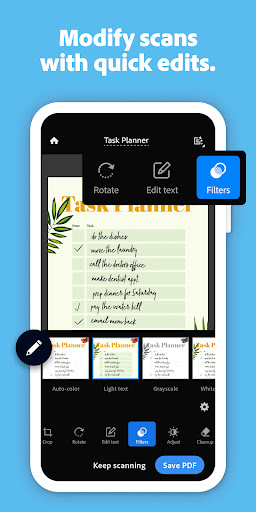 Adobe Scan AI PDF Scanner, OCR screenshot