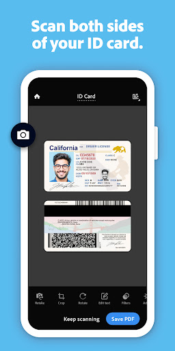 Adobe Scan AI PDF Scanner, OCR screenshot