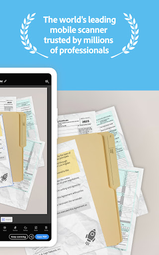 Adobe Scan AI PDF Scanner, OCR screenshot