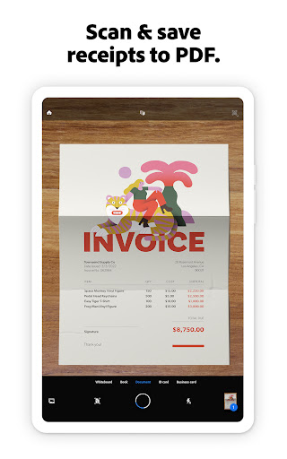 Adobe Scan AI PDF Scanner, OCR screenshot