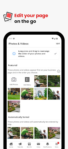 Yelp for Business screenshot