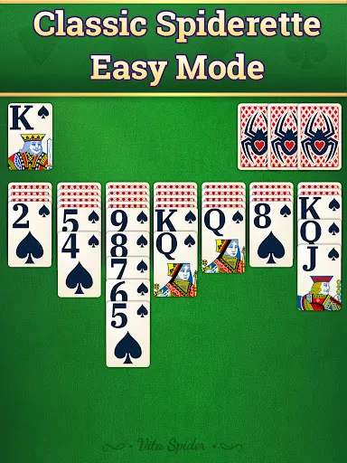 Vita Spider Solitaire screenshot