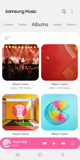 Samsung Music screenshot