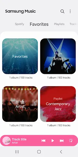 Samsung Music screenshot