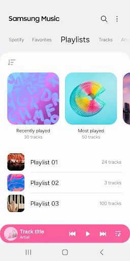 Samsung Music screenshot