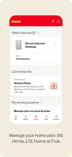 My Verizon screenshot