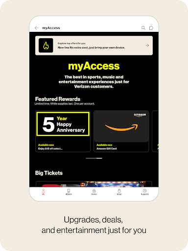 My Verizon screenshot