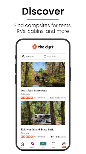 The Dyrt: RV & Free Camping screenshot