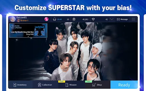 SUPERSTAR JYPNATION screenshot