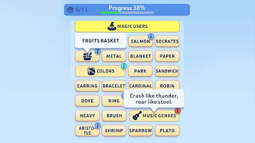 Word Bridges Logic Connections screenshot