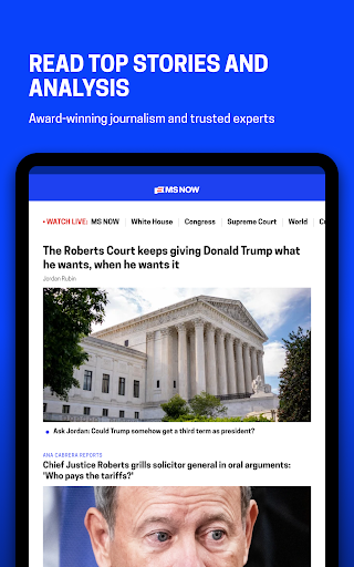 MS NOW: Watch Live News screenshot