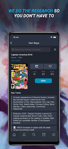 Key Collector Comics screenshot