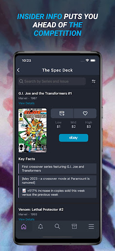Key Collector Comics screenshot