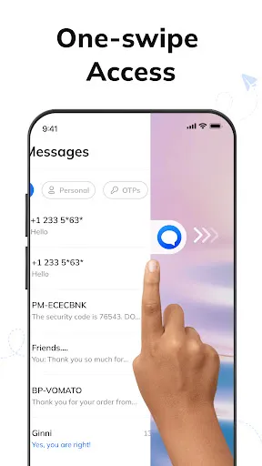Messages: Text SMS Home App screenshot