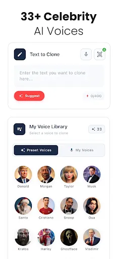 VoClone: AI Voice Changer screenshot