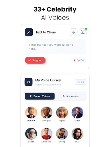 VoClone: AI Voice Changer screenshot