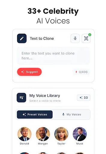 VoClone: AI Voice Changer screenshot