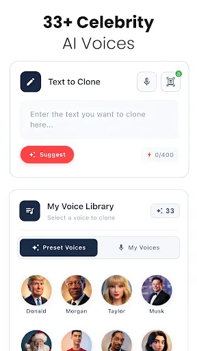 VoClone: AI Voice Changer screenshot