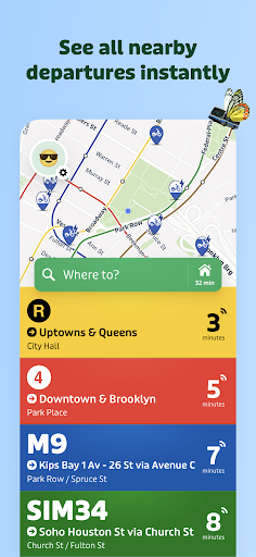 Transit - Subway & Bus Times screenshot