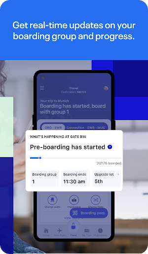 United Airlines screenshot