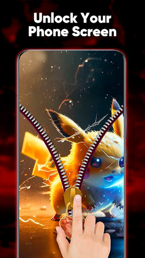 Zipper Lock Screen & Wallpaper screenshot