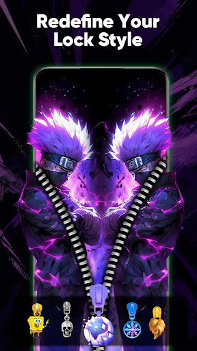 Zipper Lock Screen & Wallpaper screenshot