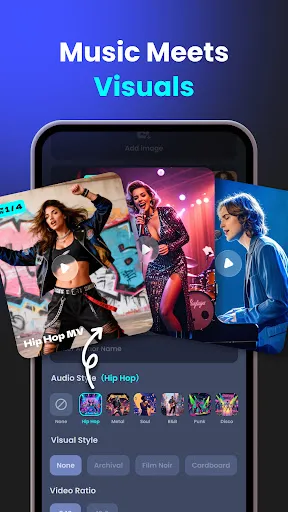 Muvio - AI Music Video Maker screenshot