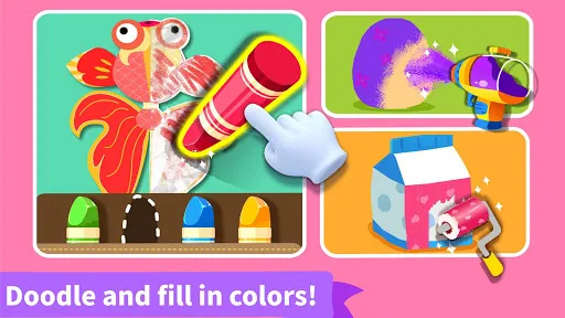 Baby Panda's Art Classroom screenshot