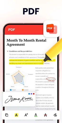 Document Reader - PDF Editor screenshot
