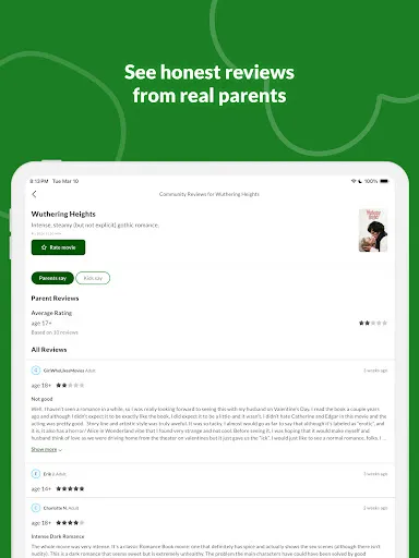 Common Sense Media screenshot